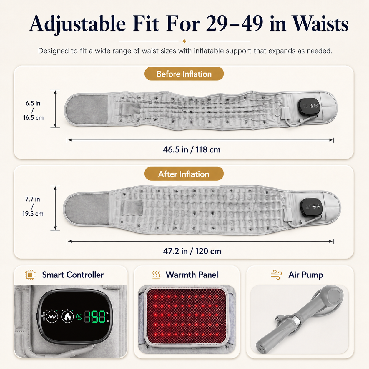 AirSpine™ Lumbar Support Belt